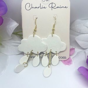 White Cloud Earrings